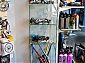 Vitrina sticla pentru accesorii de bicicleta
